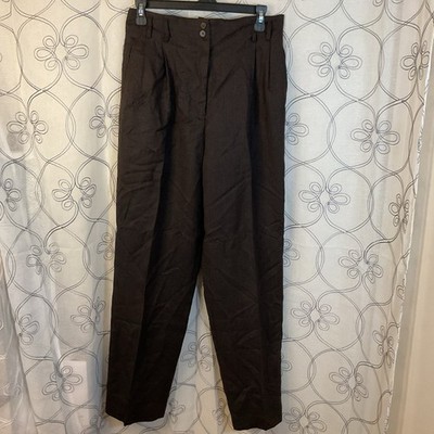Women s Rafaella brown dress pants size 8