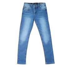 Lucky Brand Zoe Skinny Girls Jeans Medium Wash Blue Size 12 Adjustable Waist G38