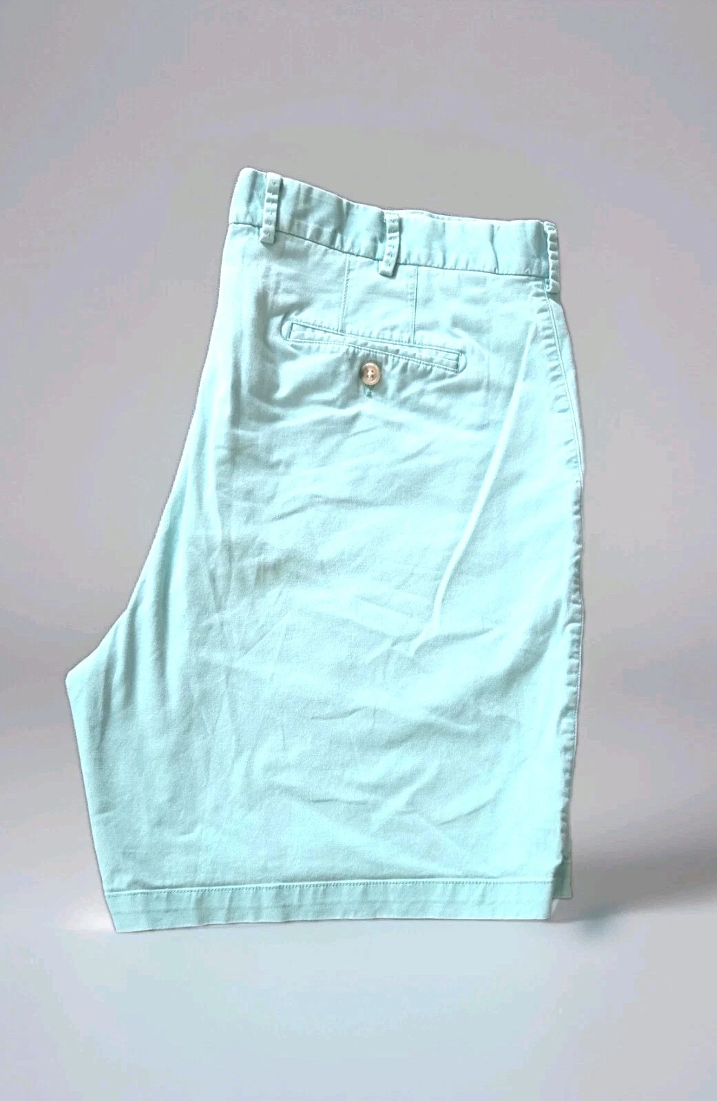Peter Millar Sz 40 Washed Beach Green Chino Golf Shorts Relaxed Fit 1576