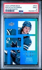 2024 UD UD PORTRAITS #P37 MACKLIN CELEBRINI PSA 9