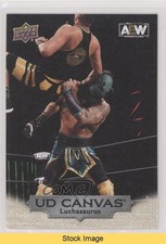 2022 Upper Deck AEW All Elite Wrestling UD Canvas Luchasaurus #C9 READ y0i