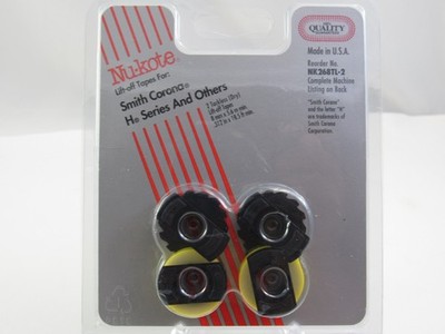 Nukote 268TL2 Lift Off Tackless Tapes .307 in x 19.03 ft Smith Corona H Series