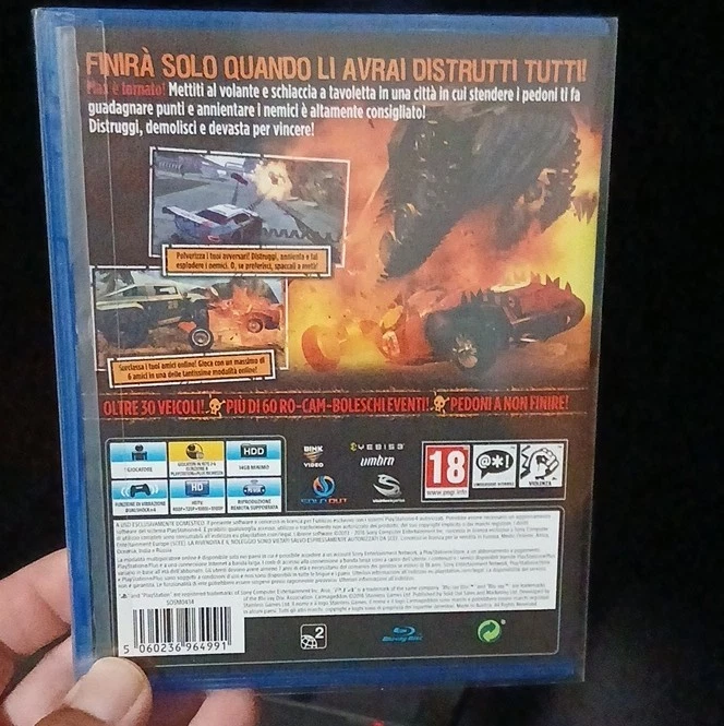 Carmageddon: Max Damage PS4 PAL 2016 PEGI 18 Multiplayer Corse, foto 2 di 3