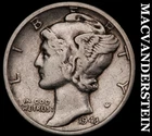 1943-S Silver Mercury Dime - Scarce  Better Date  No Reserve  #G9176