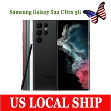 NEW Samsung Galaxy S22 Ultra S908U 128GB Factory Unlocked Smartphone Android 6.8