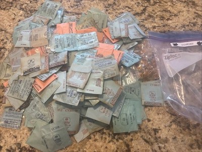 Big Bag Lot Of New Old Stock Elgin Watch Crystals For Replacement Repair As Is 