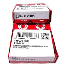 2x FAG 6004-C-2HRS-C3 Rillenkugellager 20x42x12 mm Kugellager