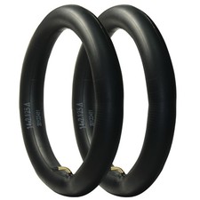 2 Pack 14x2.125 Bike Tube with Bent Valve for El