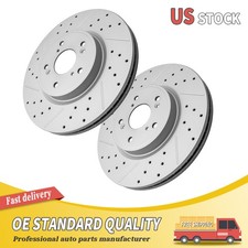 Front Brake Rotors For 2017-2024 2025 Honda CR-V/HR-V Civic Accord Acura Integra