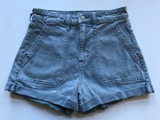 American Eagle Jeans Women s Jean Denim Shorts Cotton Mom Short Blue Size 4