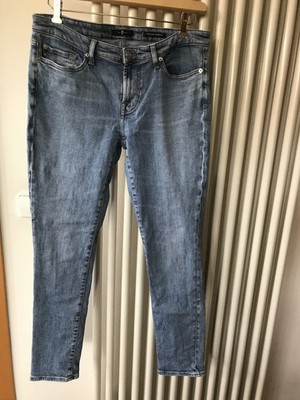 seven for all mankind hellblaue jeans damen Gr. 31 97%Cotton 3%Elasthan