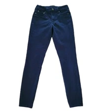 Aeropostale Jeans Womens 2 Regular Navy Blue High Rise Jegging Stretch Denim