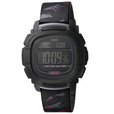 TIMEX UFC Men's Quartz Watch, Plastic, Black Dial, TW2V85200 NEW