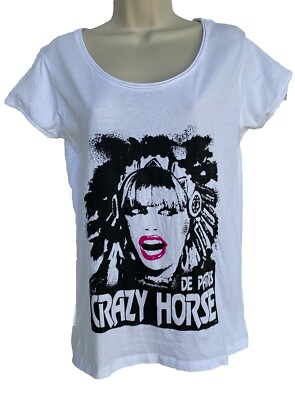 Rare James & Nicholson 1982 Crazy Horse De Paris T-Shirt Women s L Retro Vibes