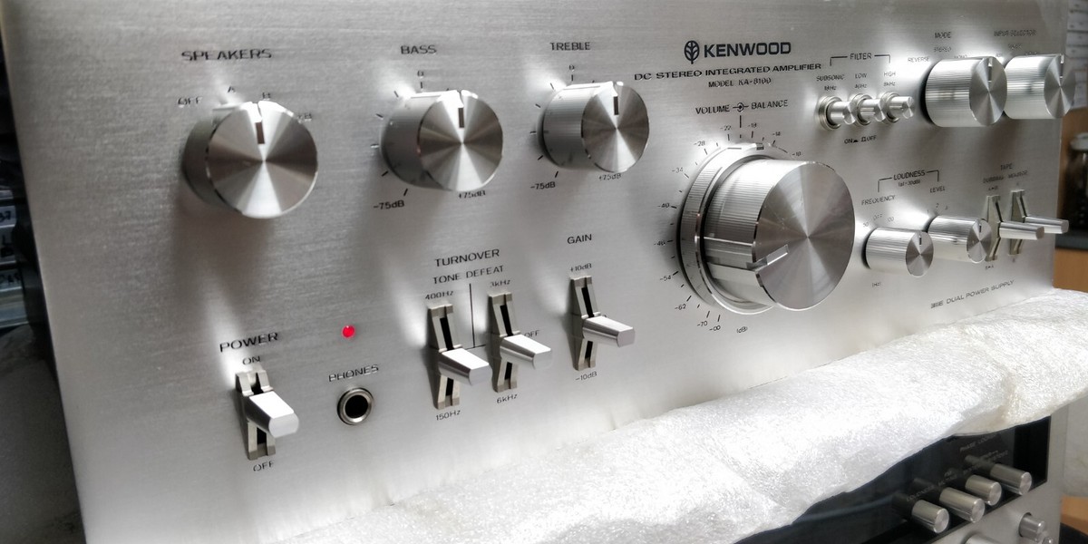 アンプ TRIO KA-8100 AMPLIFIER Kenwood KA-8100 DC Stereo Integrated Amplifier (1977-79) | eBay