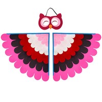 Eule Uhu KostüM Accessoire Set - FlüGel + Maske Karneval Fasching Motto Party