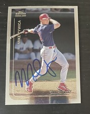 1999 Topps Chrome Traded T47 Mike Zywica Texas Rangers Signed Card Autographed