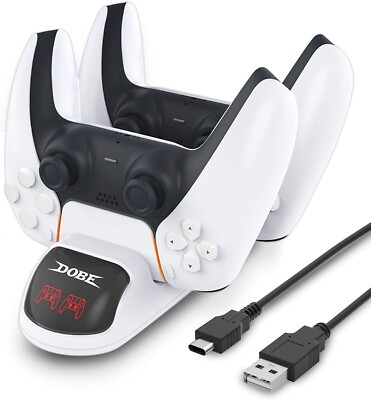 DOBE PS5 Controller Charger Docking Station Dual Type C
