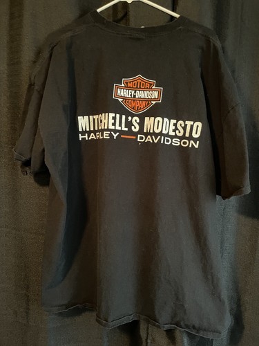 Harley Davidson MOTORCYCLES DEALER SHIRT MITCHELLS MODESTO CA MEN 3xl