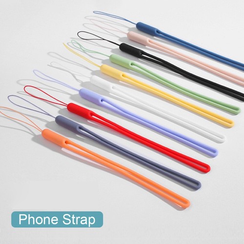 Silicone Cell Phone Camera Lanyard Holder Wrist Strap Keychain Cord Hanging Rope - Photo 4/24