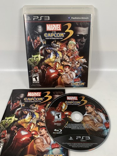 Marvel vs Capcom 3: Fate of Two Worlds (PlayStation 3, 2011) Complete PS3 TESTED - Picture 1 of 4