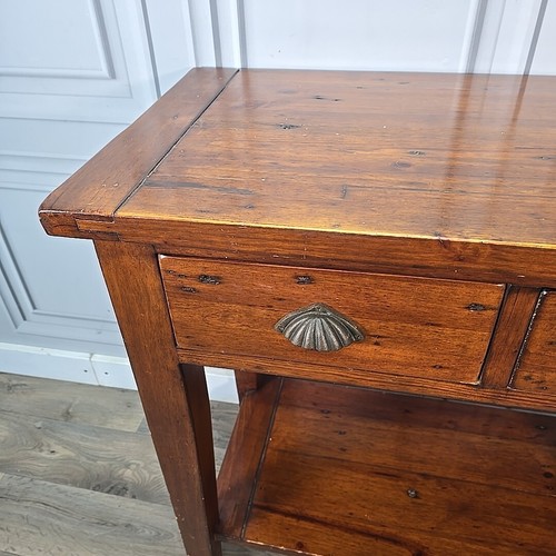 Rustic Vintage Reclaimed Solid Wooden Hall Console Table Drawers - Irish Coast - Picture 12 of 24