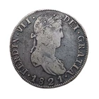 FERNANDO VII 8 Reales 1821 RB Zacatecas