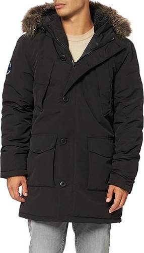 Superdry Mens Everest Parka Jacket Jet 