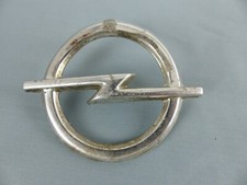 OPEL  ancien sigle emblème monogramme insigne logo badge hayon coffre en ALU