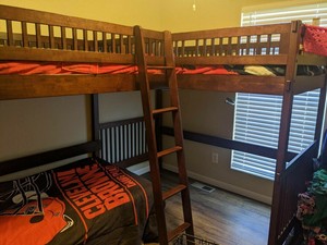 l shaped double bunk beds