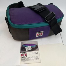 Vintage 90s Large SLR Fanny Pack Colorblock W...