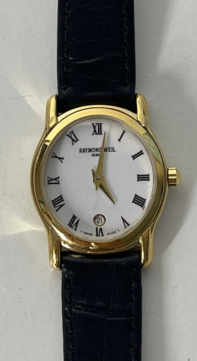 Raymond weil 18k best sale gold electroplated ladies watch