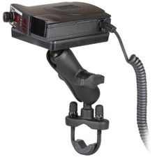 RAM Motorcycle Handlebar Mount w/ Magnetic Power Plate Radar Detector Cradle
