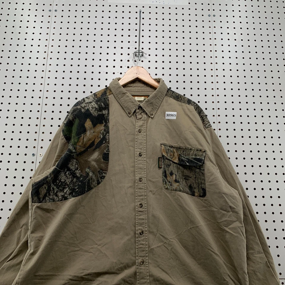 Camisa DE COLECCIÓN Para Hombres Gama Remington 2XL Caza Tiro LS Beige Camuflaje 28.5X29.5 Foto 2 de 4