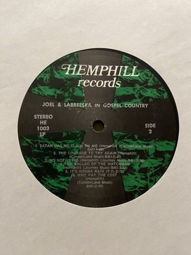 United Pentecostal Church- The Hemphills, Joel & Labreeska, 1968 LP **VG+ - 第 4/5 張圖片