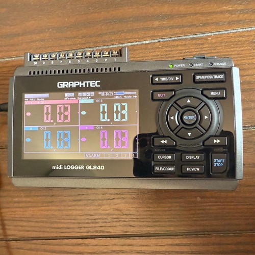 GRAPHTEC midi LOGGER GL240 isolated multi-channel data logger Adapter CD Manual