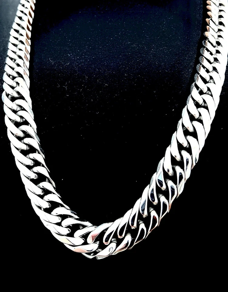 Cadena de eslabones de bordillo 28” 20 mm Bikers Dream, resistente, sin deslustre, ¡hecha para durar! Foto 2 de 4