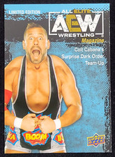 2021 UPPER DECK AEW COLT CABANA MAGAZINE FINISHER SP INSERT