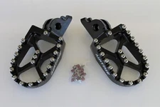 AIRTIME CNC FOOT PEGS HONDA CR125 CR250 CRF150R CRF250R CRF450R CRF250X BLACK