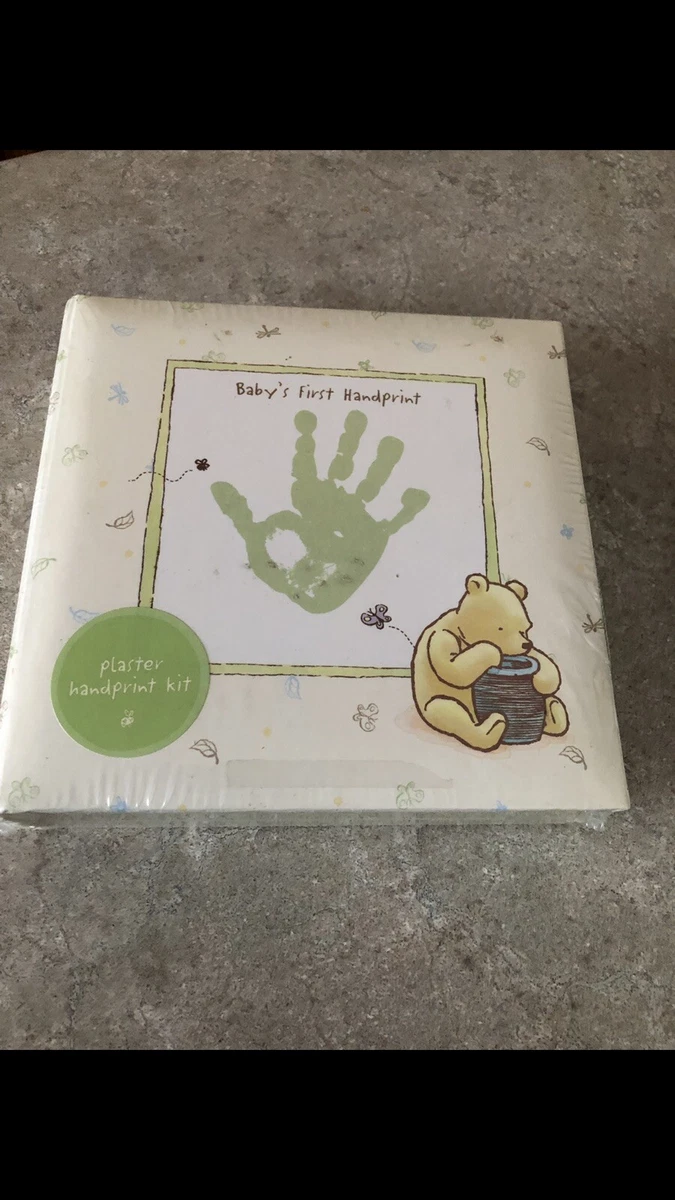 Disney Pooh Baby s First Handprint Plaster Handprint Kit NEW eBay