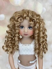 Doll Wig - Liza 7 1/8- Synthetic Mohair - Lots of curls - 4 colors