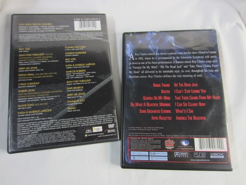 Concert Piano 2 DVD Bundle Piano Grand Smithsonian and Ray Charles Live Edmonton - Picture 7 of 7