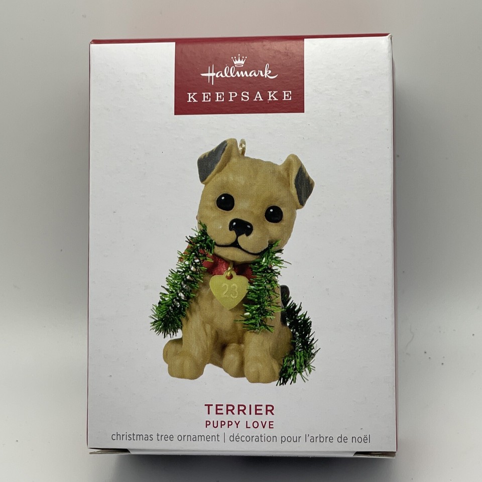 2023 TERRIER 33 IN PUPPY LOVE SERIES HALLMARK KEEPSAKE ORNAMENT eBay