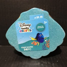 Disney Family Crafts Foam Shape Finding Nemo Dory 36pc Age 3+  New