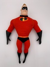 DISNEY PIXAR THE INCREDIBLES MR. INCREDIBLE PLUSH VINYL HEAD JAKKS PACIFIC 14  