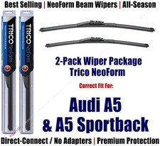 2pk Super-Premium NeoForm Wipers fit 2019 Audi A5 & A5 Sportback - 162413/2013