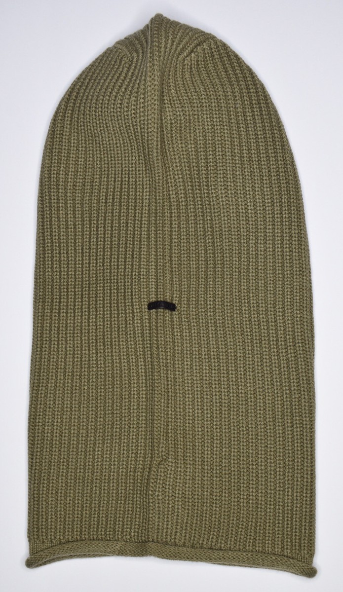 Allsaints All Saints Hooded Snood Acrylic Wool Dusty Olive  display picture 3