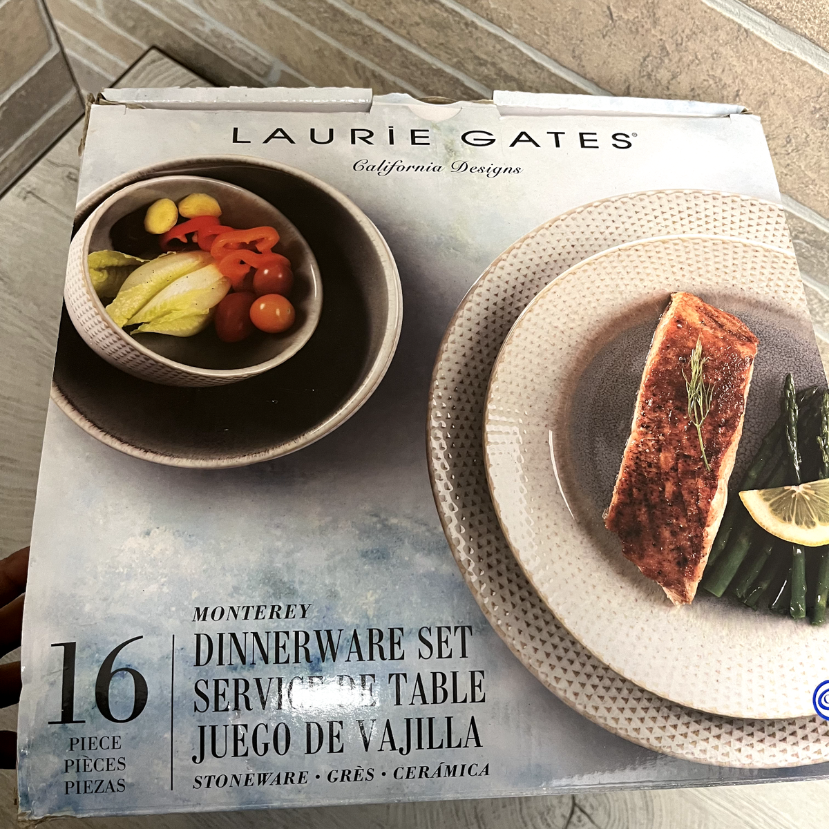 Monterey Vajilla Laurie Gates 16 Piezas Laurie Gates Stoneware