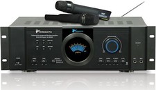 Technical Pro Iaw852 Integrated Amplifier With Dual Wireless Mics 2500w - Black