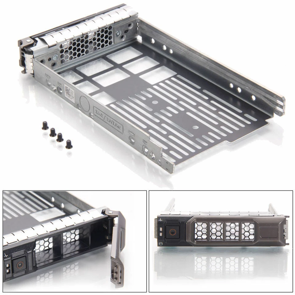 F238f 3.5" SAS SATA Tray Caddy 0G302D 0X968D FOR R720 R710 R520 R510 R430 R410 - Image 3 of 4